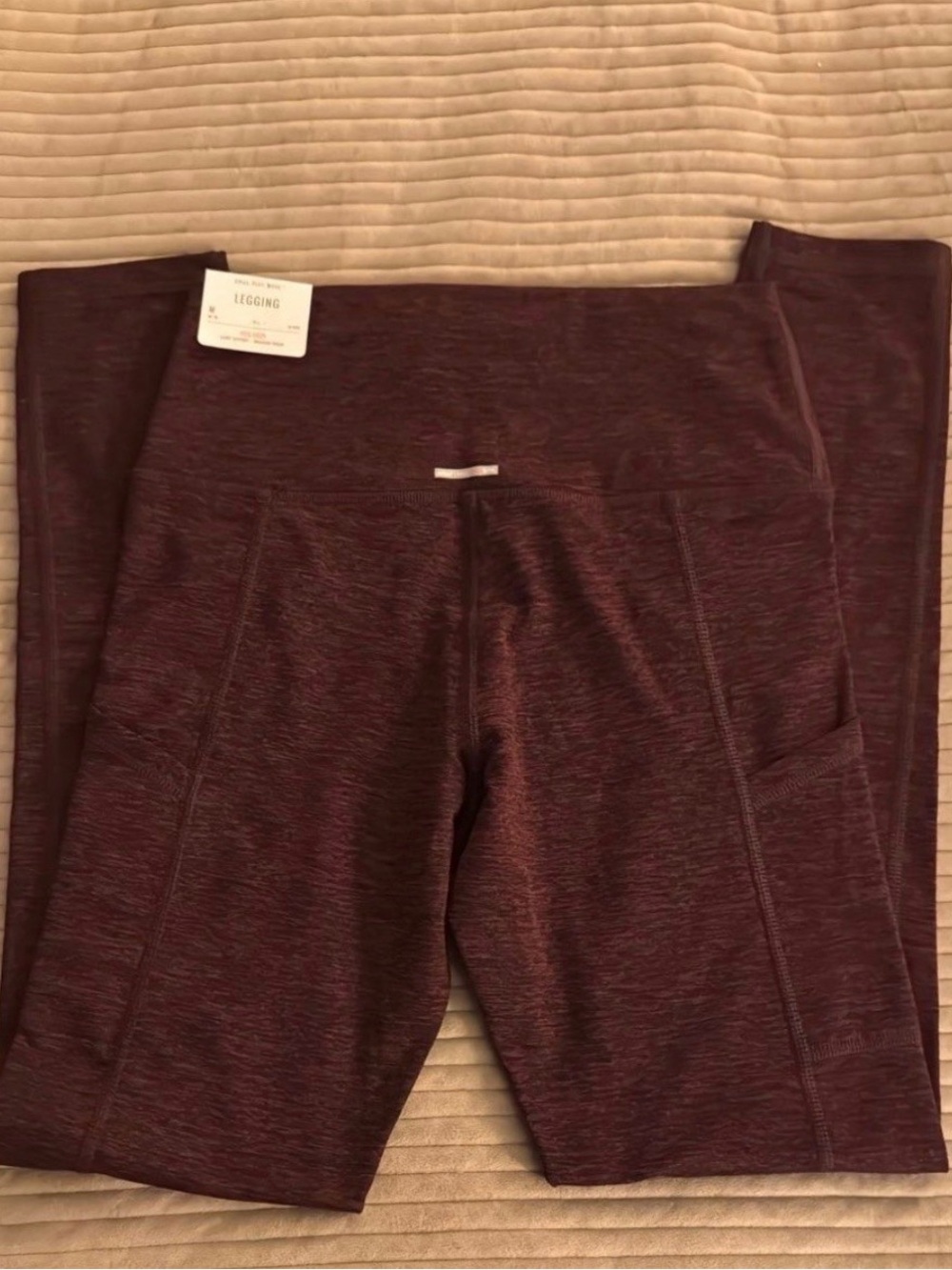 aerie Maroon Heather Leggings
